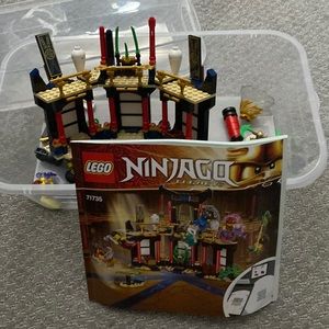 Lego ninjago legacy set 71735 open box&used
